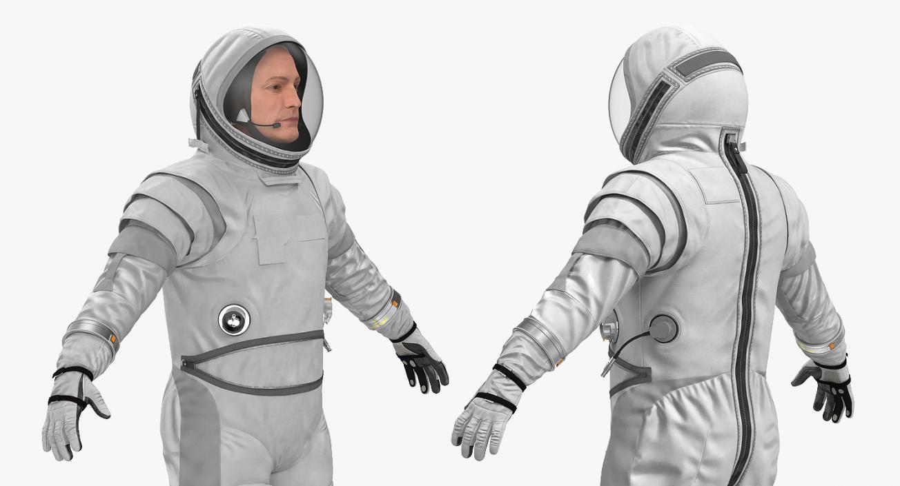 Astronaut Spacesuit Generic Rigged 3D model