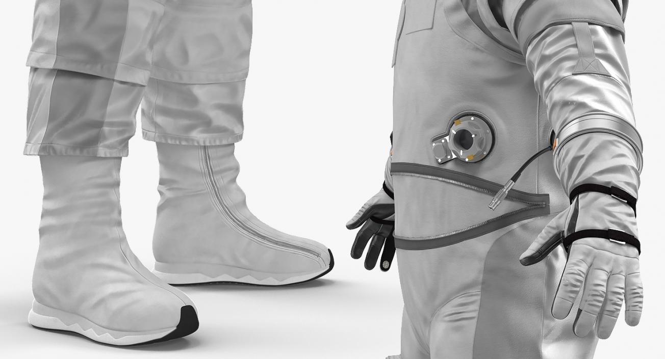 Astronaut Spacesuit Generic Rigged 3D model