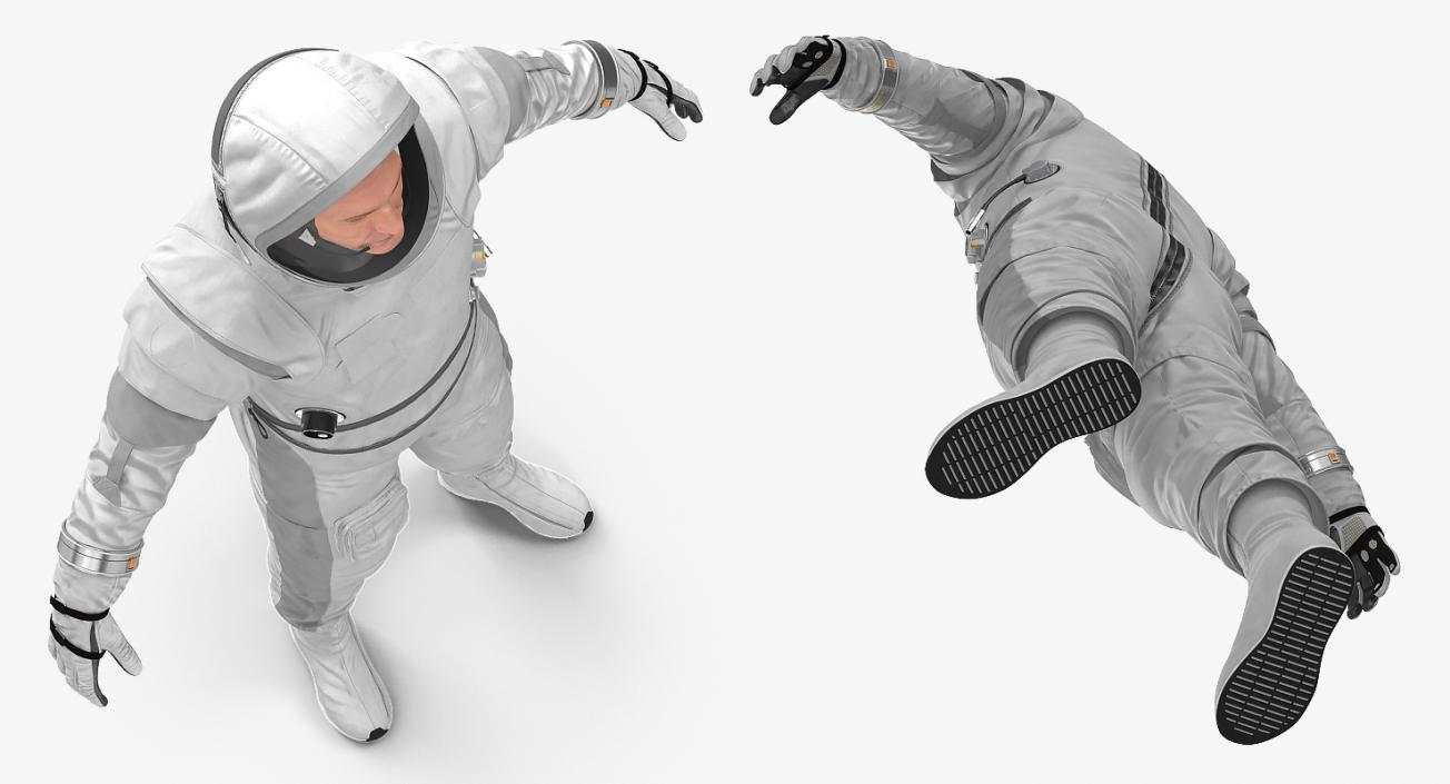 Astronaut Spacesuit Generic Rigged 3D model