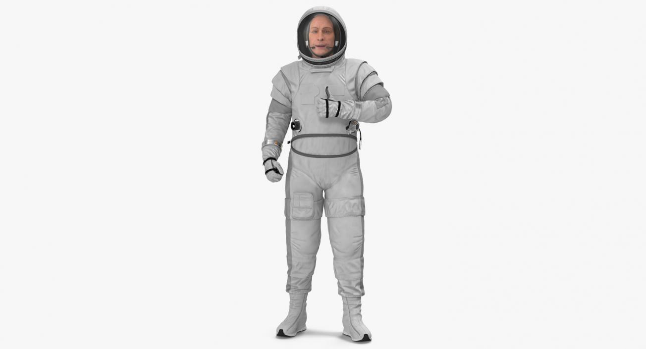 Astronaut Spacesuit Generic Rigged 3D model