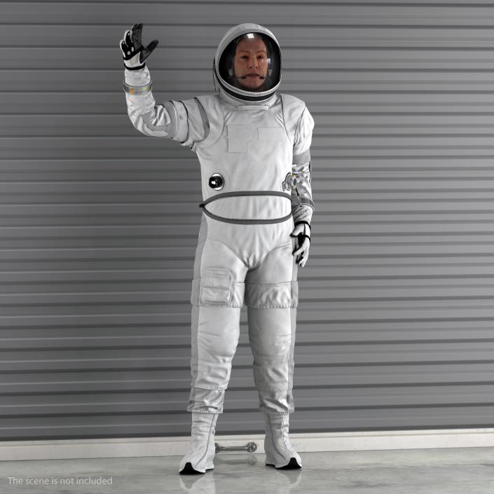 Astronaut Spacesuit Generic Rigged 3D model