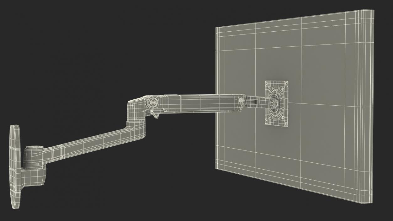 Mount Monitor Arm Ergotron LX 3D model