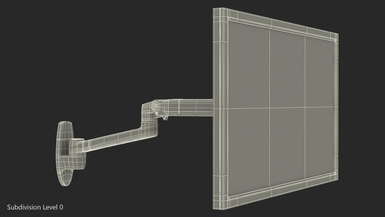 Mount Monitor Arm Ergotron LX 3D model