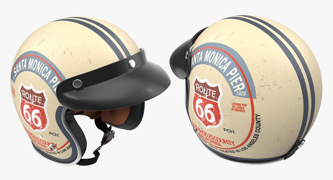 3D model Torc Route 66 Helmet