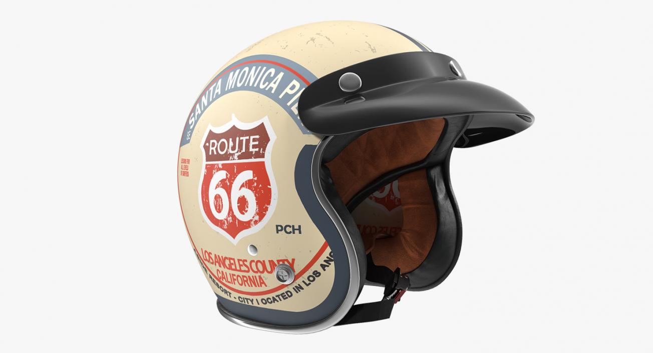 3D model Torc Route 66 Helmet