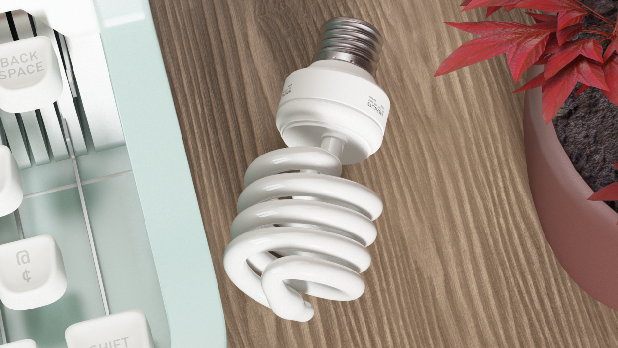 3D Twist Fluorescent Light Bulb(1)