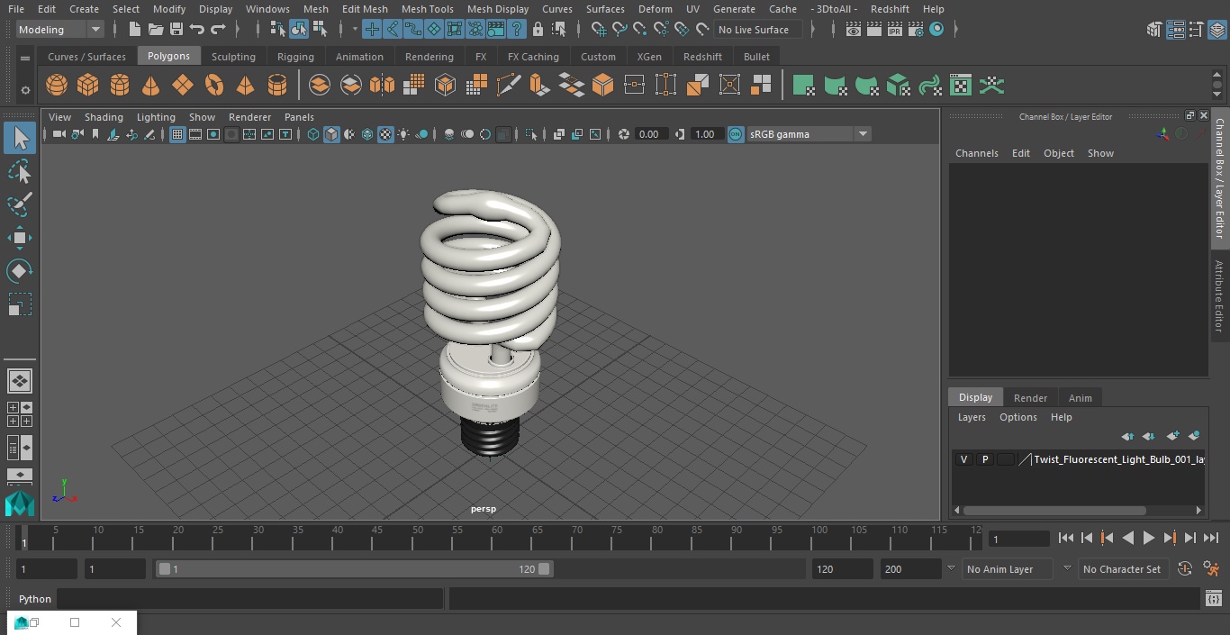 3D Twist Fluorescent Light Bulb(1)