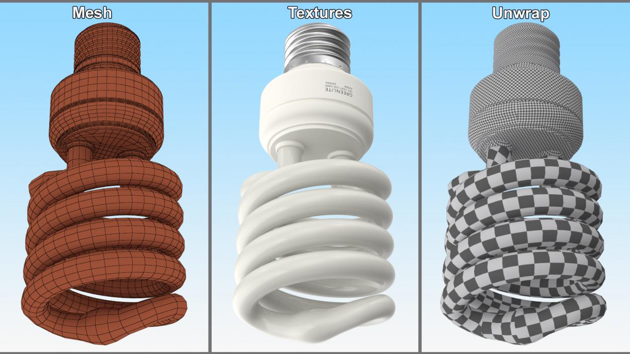 3D Twist Fluorescent Light Bulb(1)