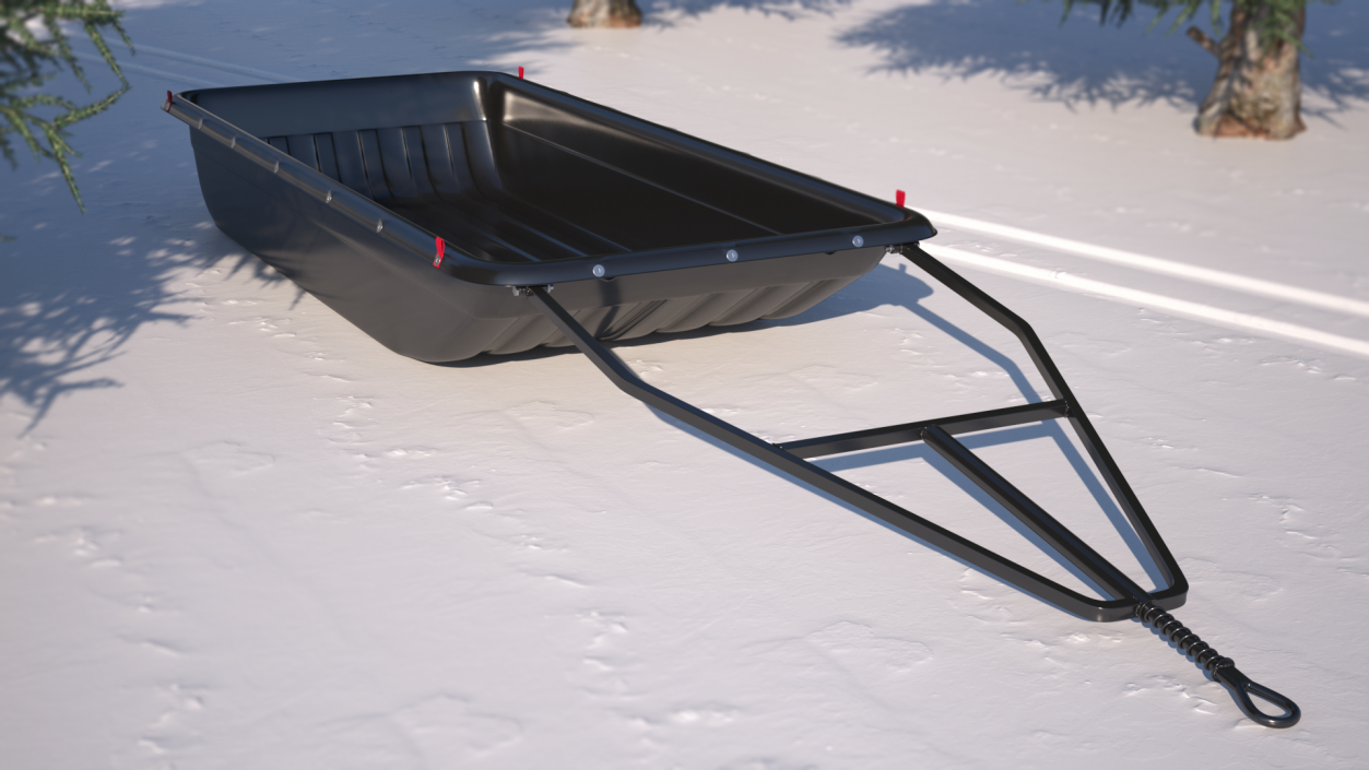 Open Body Freight Sled 3D