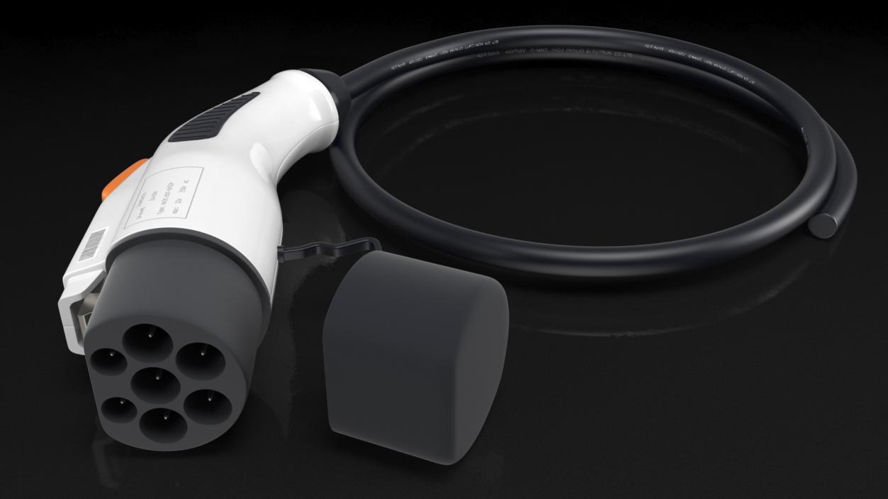 GBT 20234 AC EV Charging Connector 3D model