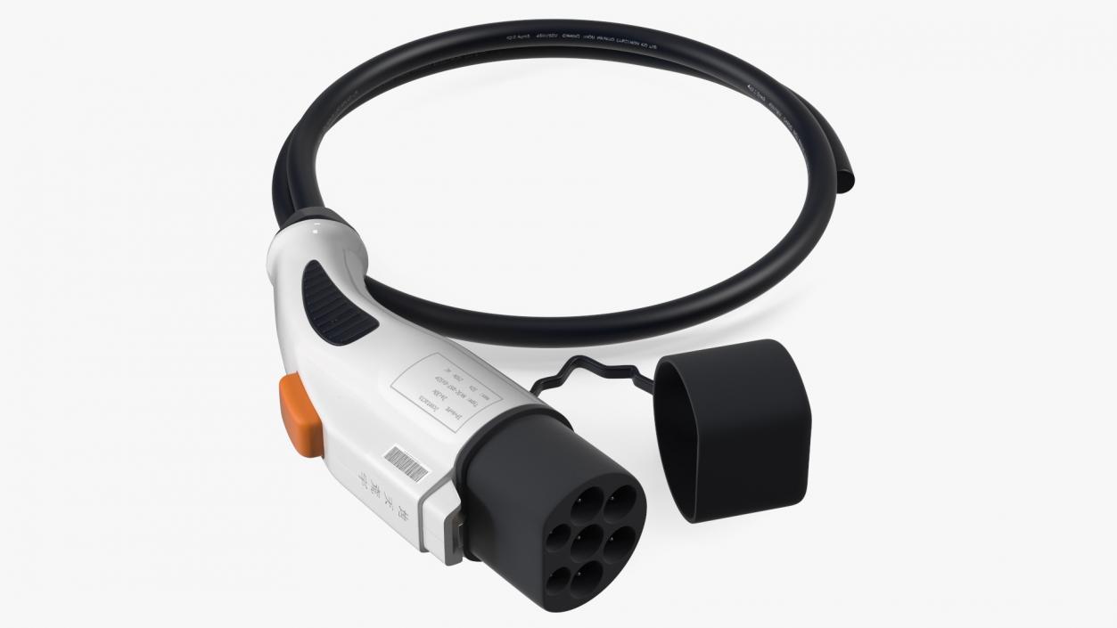 GBT 20234 AC EV Charging Connector 3D model