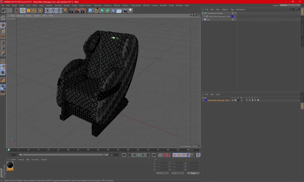 Real Relax Massage Chair 3D model