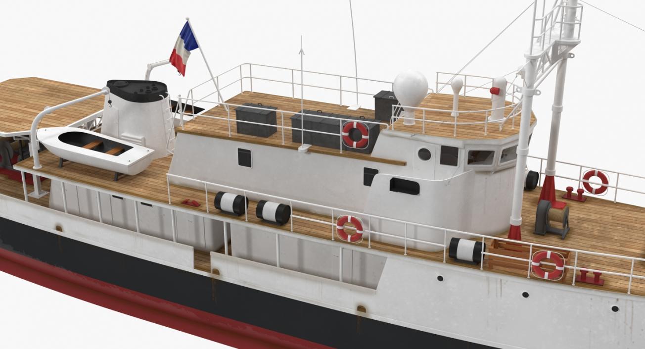 3D Research Vessel Calypso model