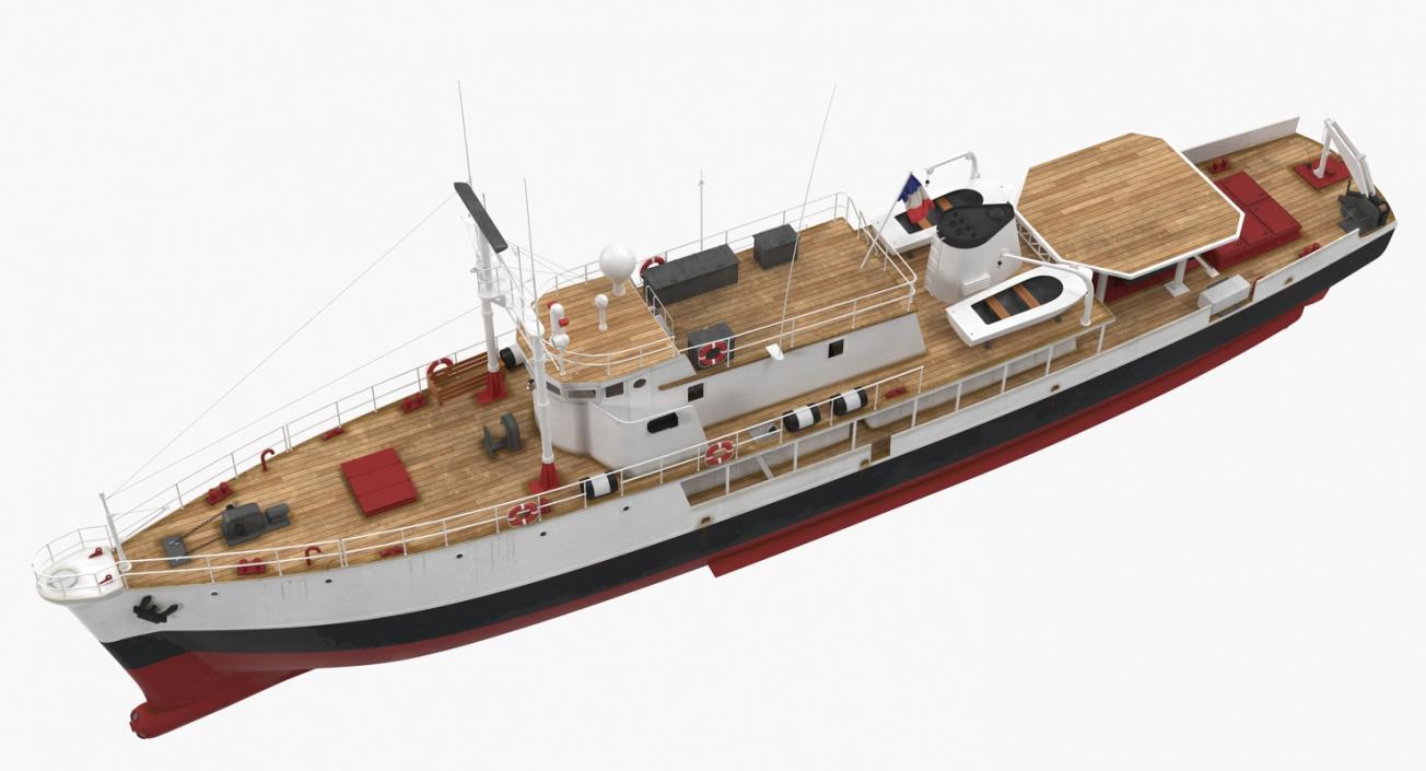 3D Research Vessel Calypso model