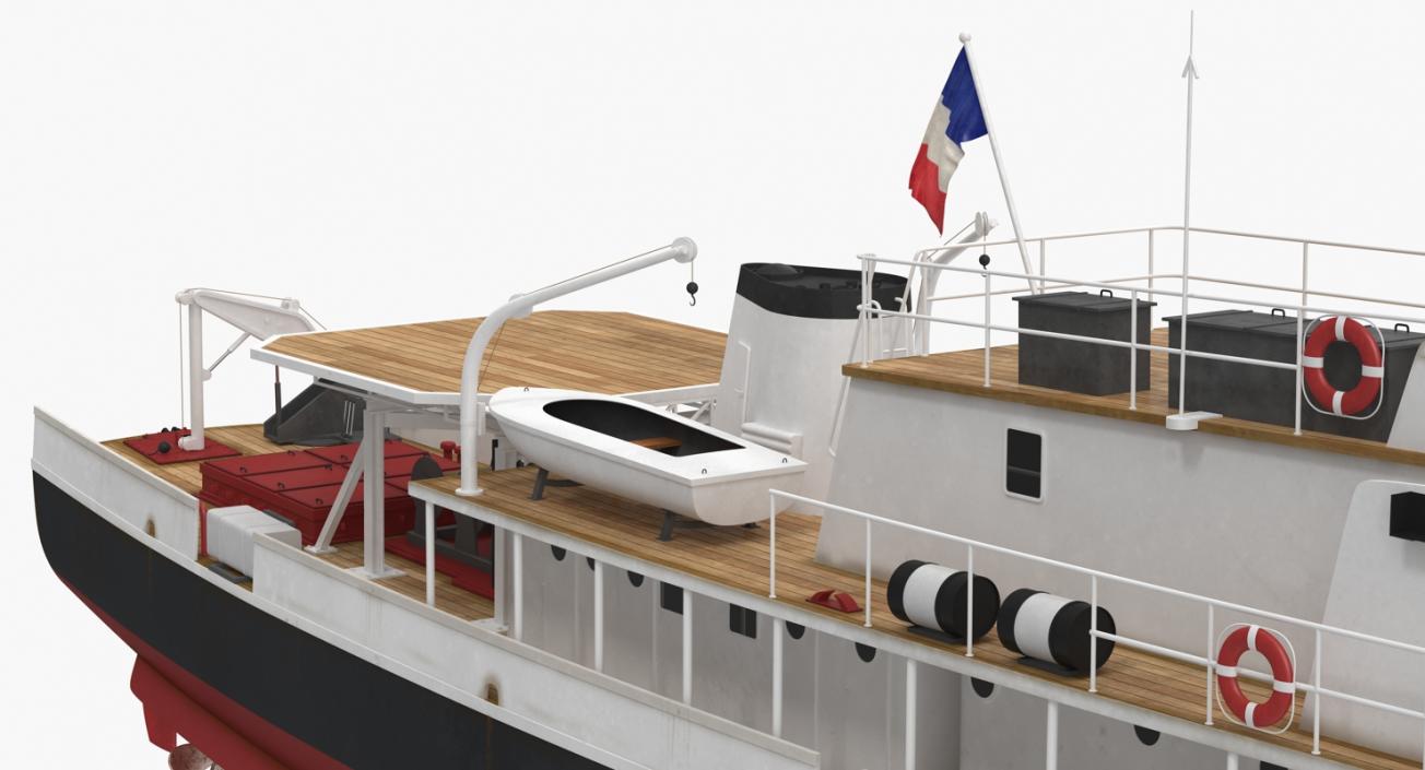 3D Research Vessel Calypso model