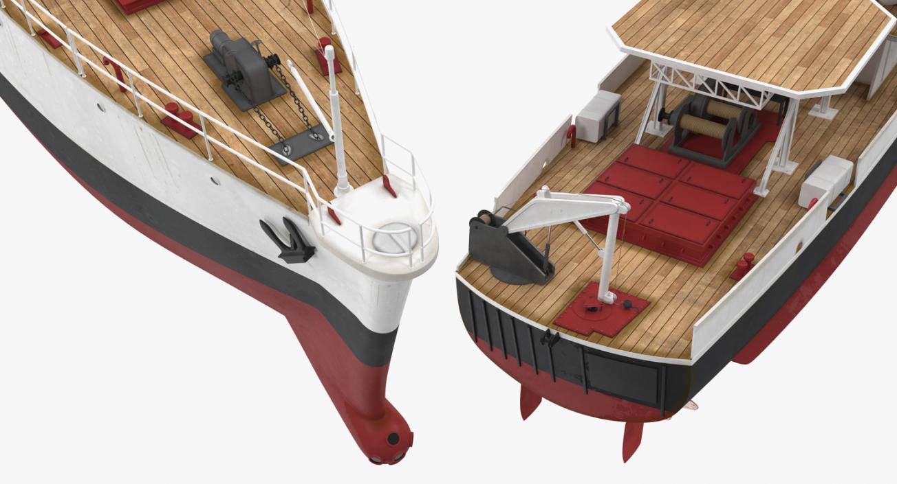 3D Research Vessel Calypso model