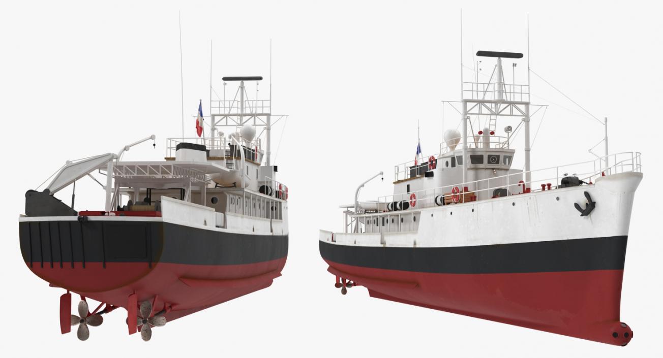 3D Research Vessel Calypso model