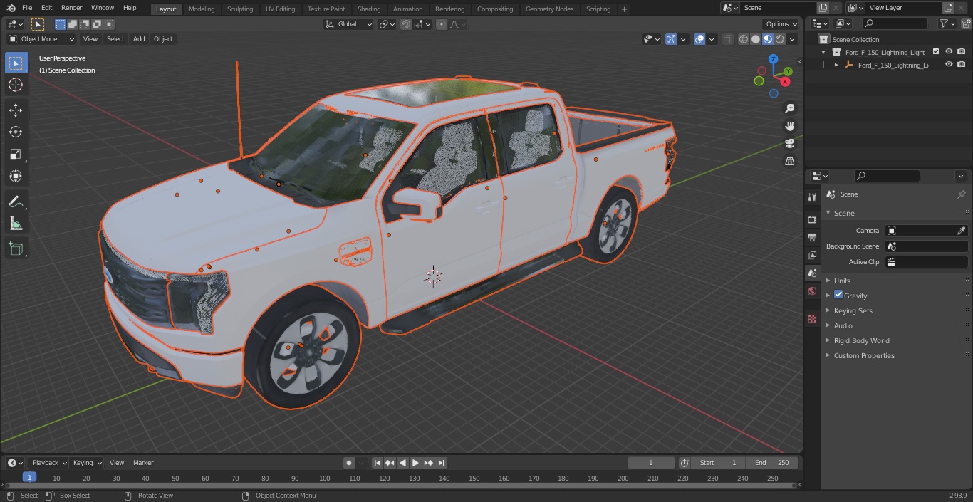 3D Ford F-150 Lightning Light