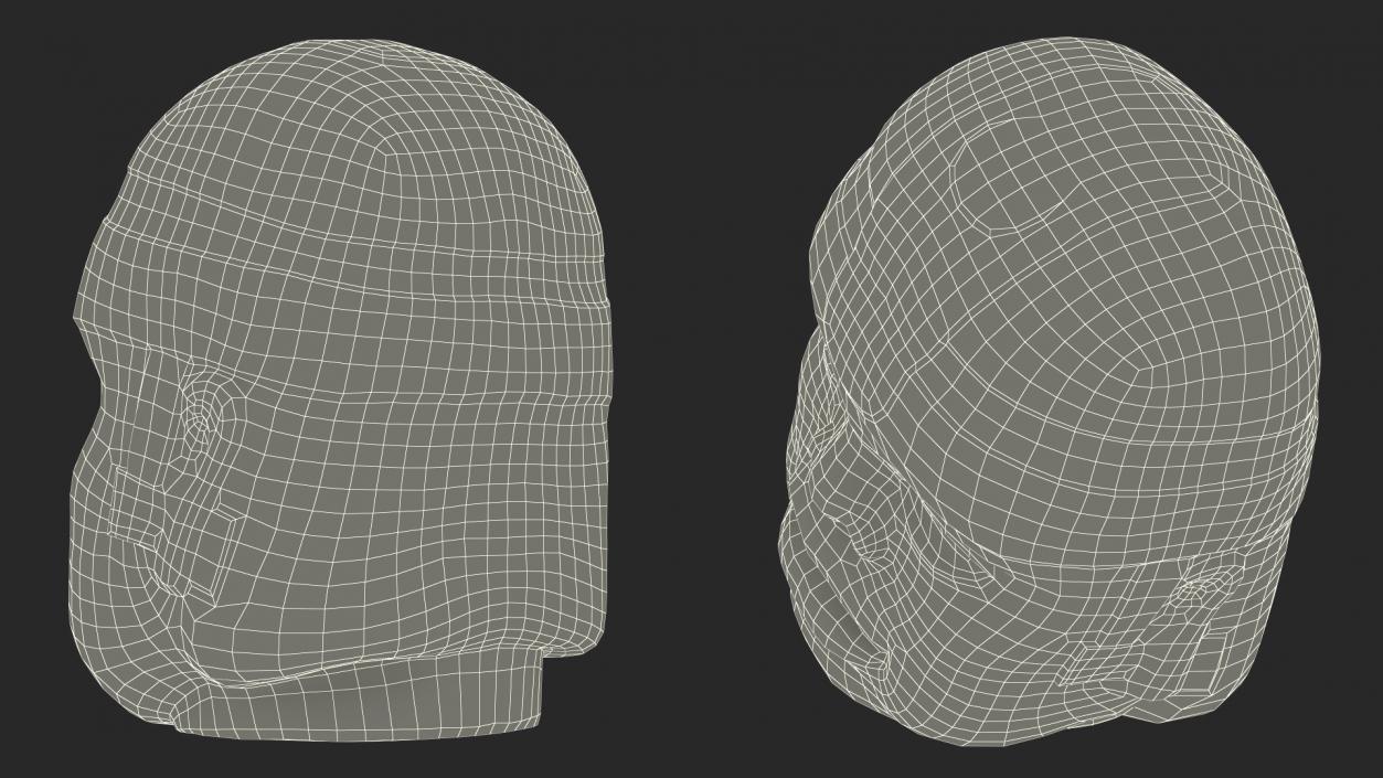 3D Olmec Colossal Head Old model