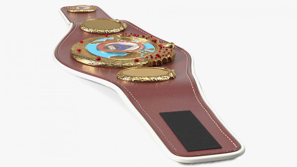 3D model Boxing World Champion Title WBO Belt Fur