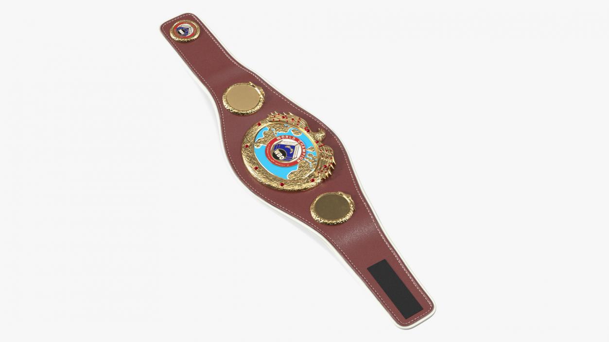 3D model Boxing World Champion Title WBO Belt Fur