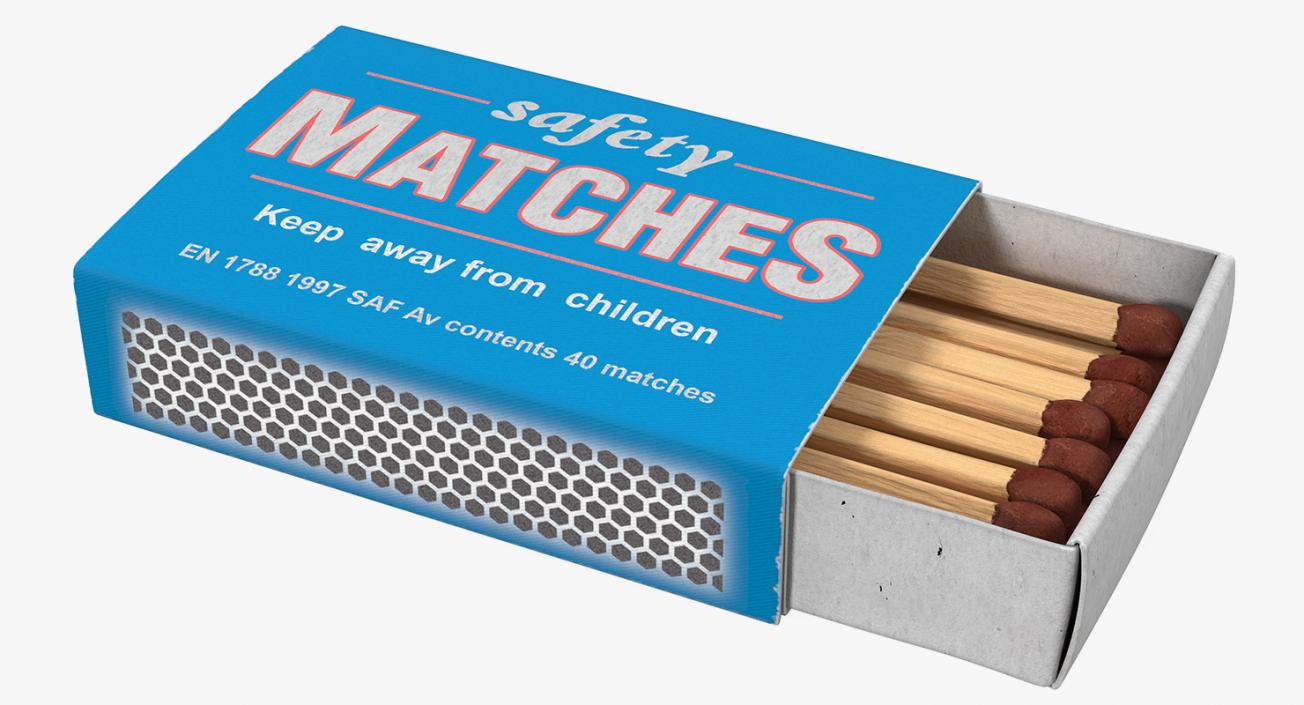 3D Matchbox and Lighter 3D Models Collection