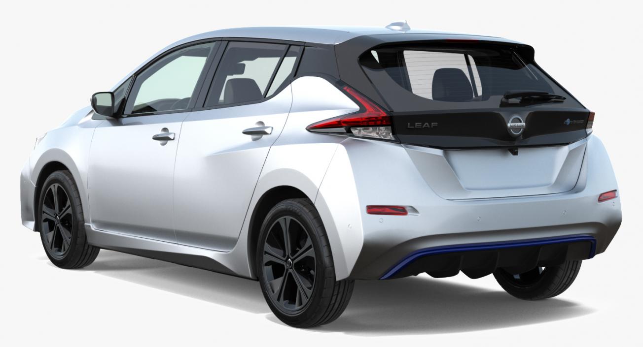 Nissan Leaf 2019 Simple Interior 3D