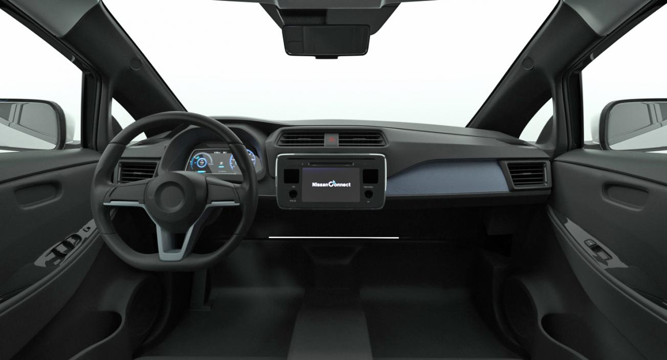 Nissan Leaf 2019 Simple Interior 3D