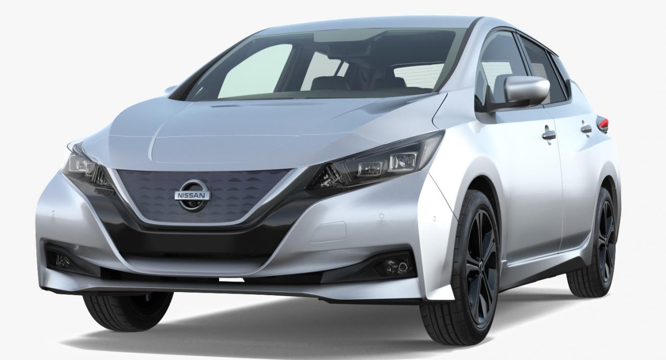 Nissan Leaf 2019 Simple Interior 3D