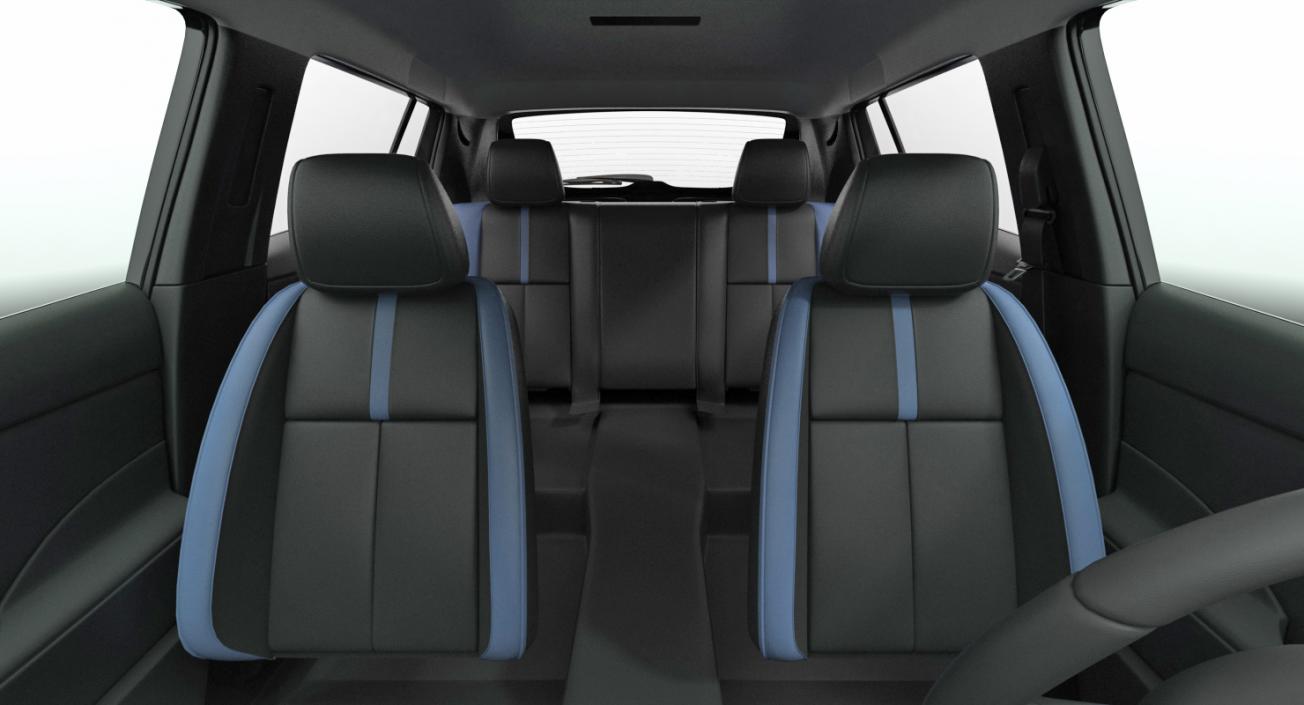 Nissan Leaf 2019 Simple Interior 3D