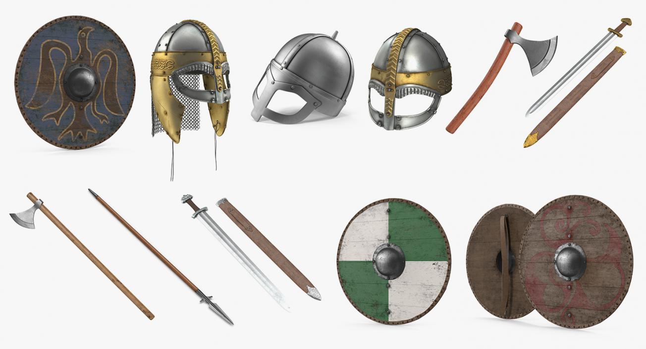 3D model Viking Weapons Collection