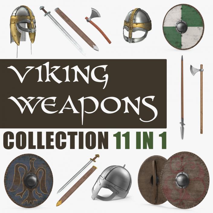 3D model Viking Weapons Collection