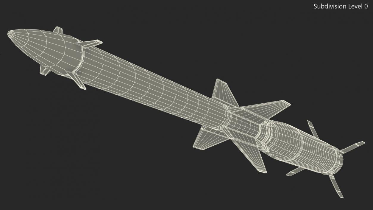 3D model Surface to Air Missile Generic