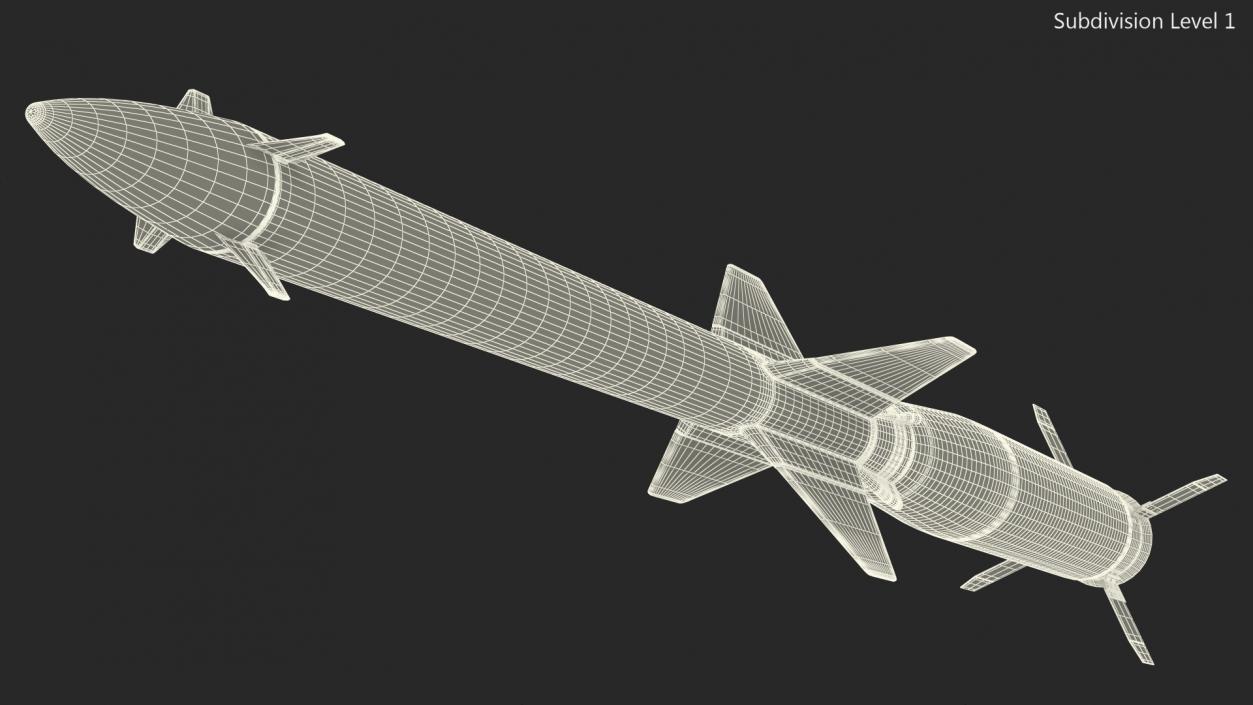 3D model Surface to Air Missile Generic