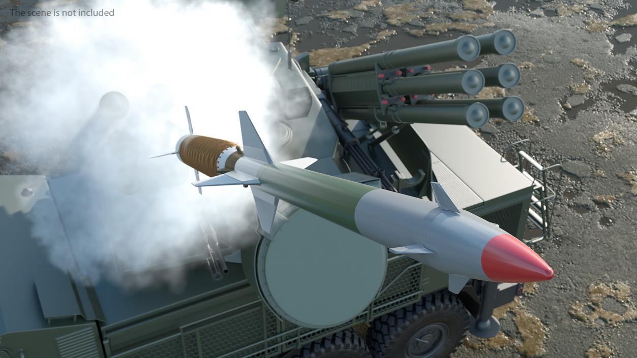 3D model Surface to Air Missile Generic