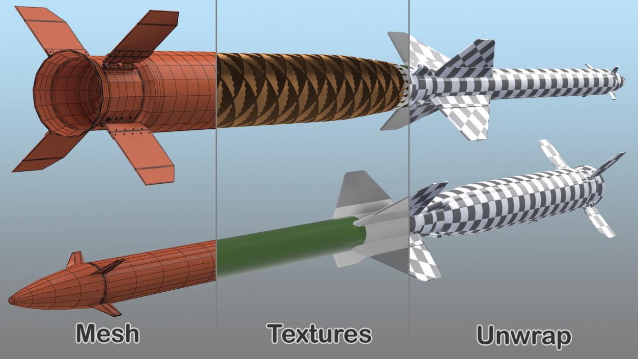 3D model Surface to Air Missile Generic