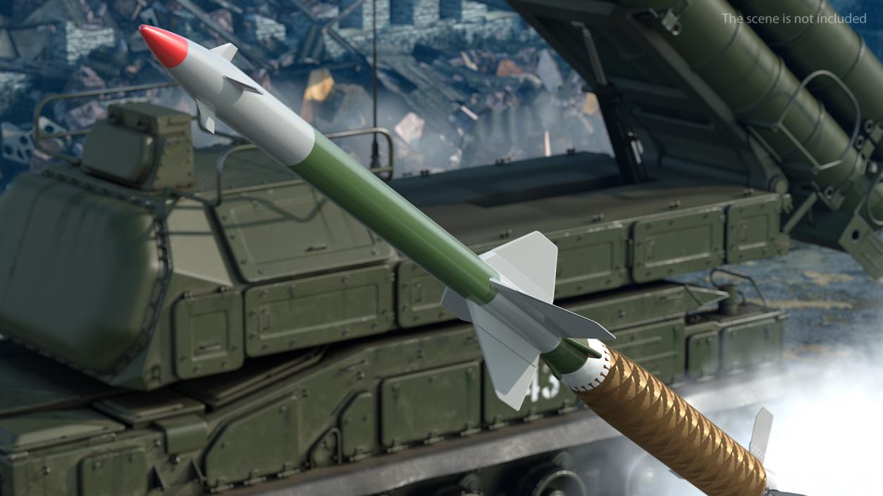 3D model Surface to Air Missile Generic