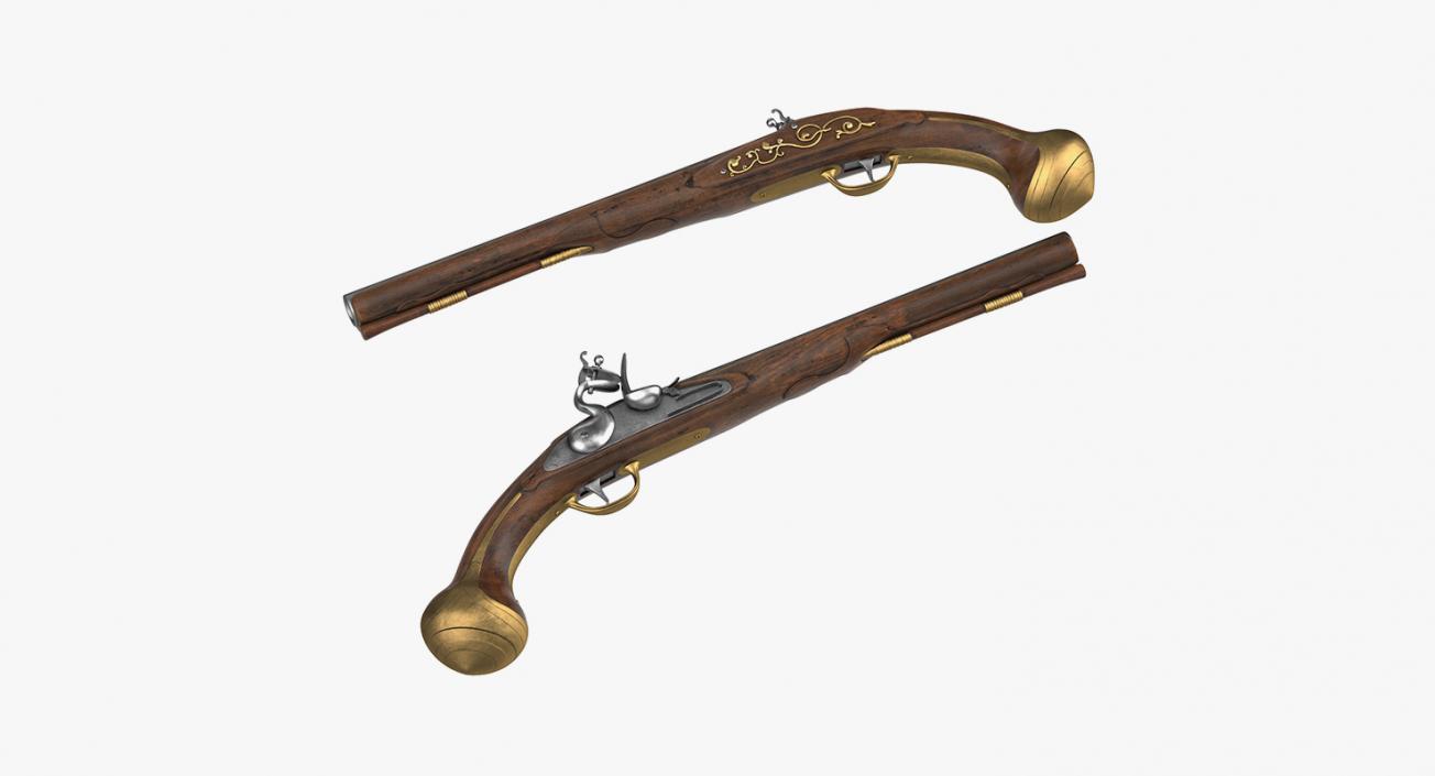 3D model Pirate Weapons 3D Models Collection