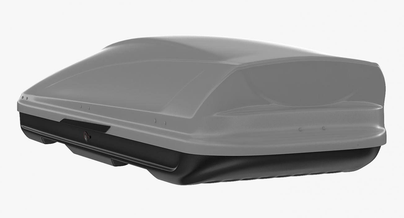 3D model Hatchback with RoofBox Generic