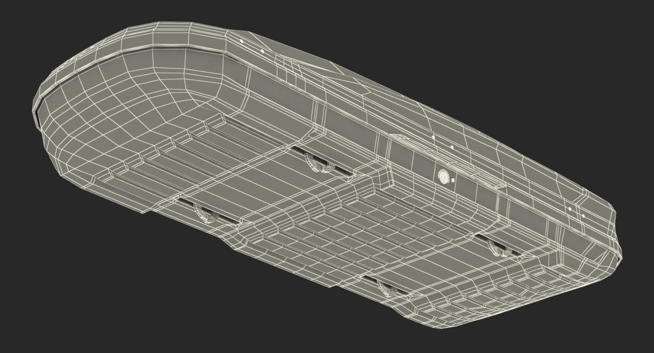 3D model Hatchback with RoofBox Generic