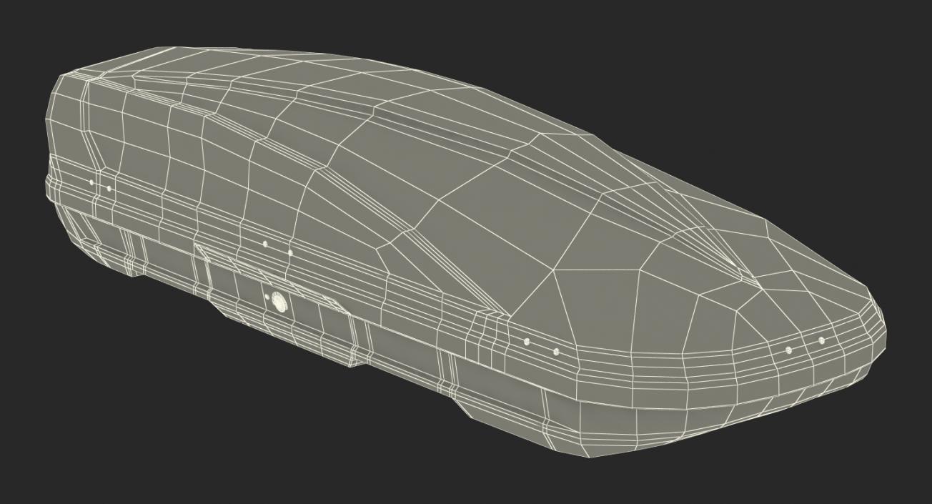 3D model Hatchback with RoofBox Generic