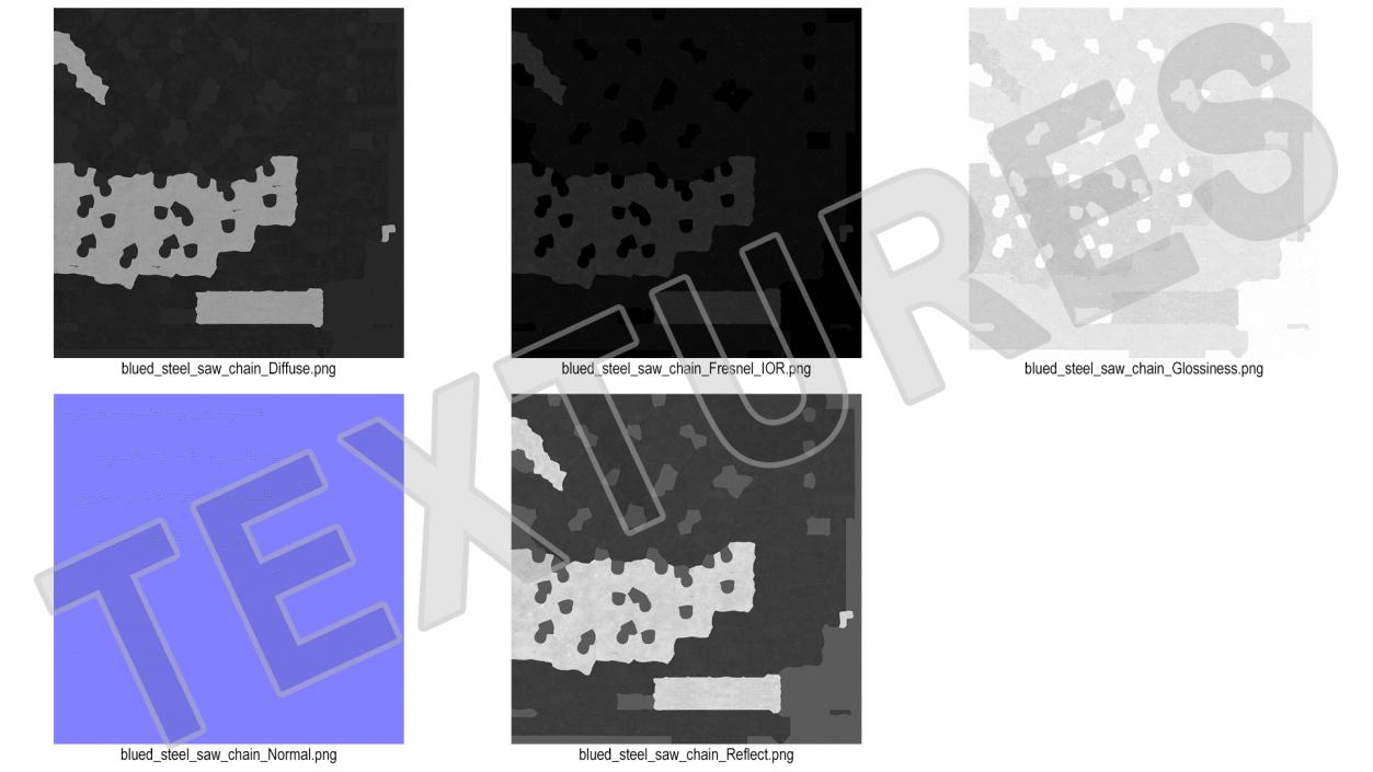 Segment Black Chain for Chainsaw 3D