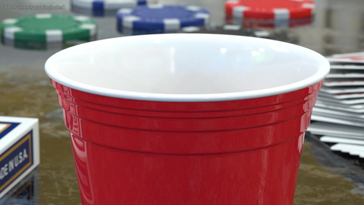 3D Reusable Plastic Shooter Cup model