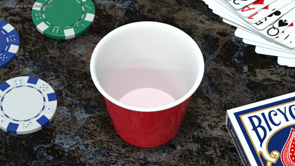 3D Reusable Plastic Shooter Cup model