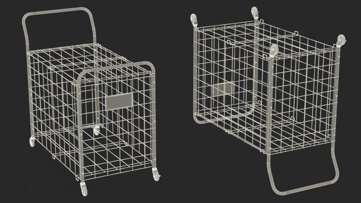 Metal Sports Ball Basket 3D model