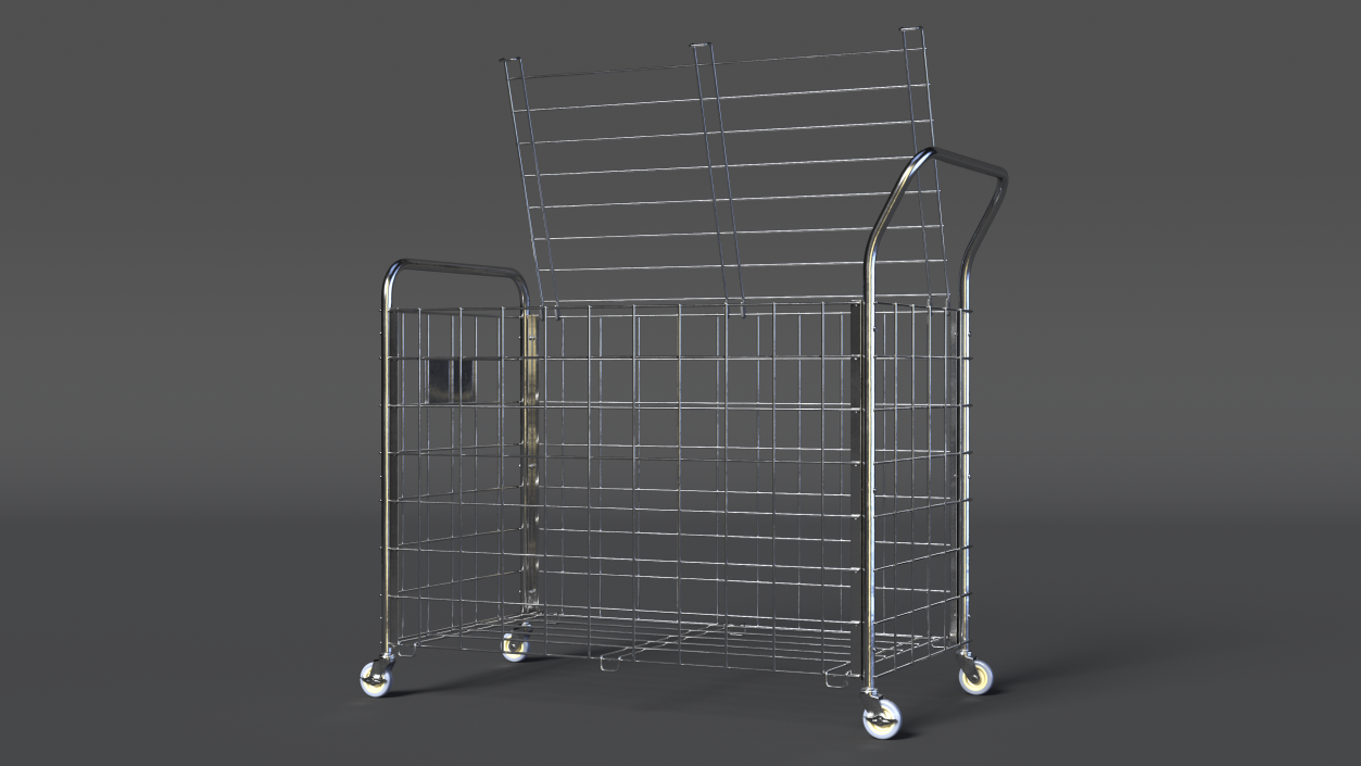 Metal Sports Ball Basket 3D model