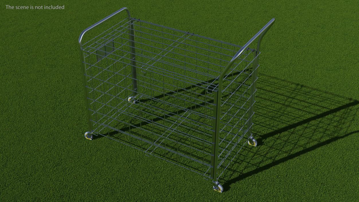 Metal Sports Ball Basket 3D model