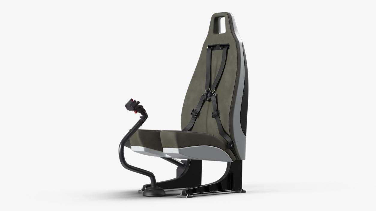 Private Helicopter Pilot Seat 3D model