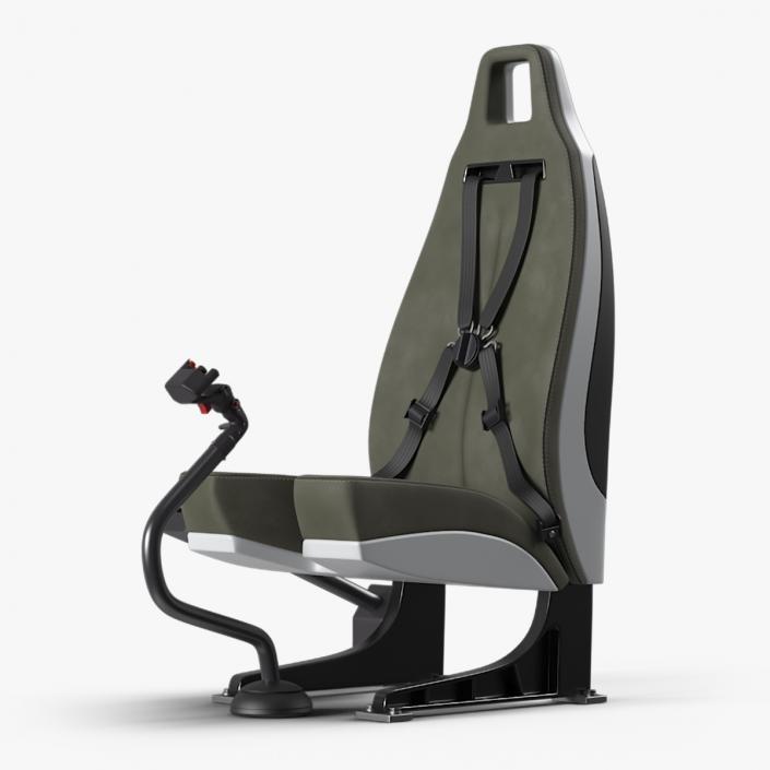 Private Helicopter Pilot Seat 3D model