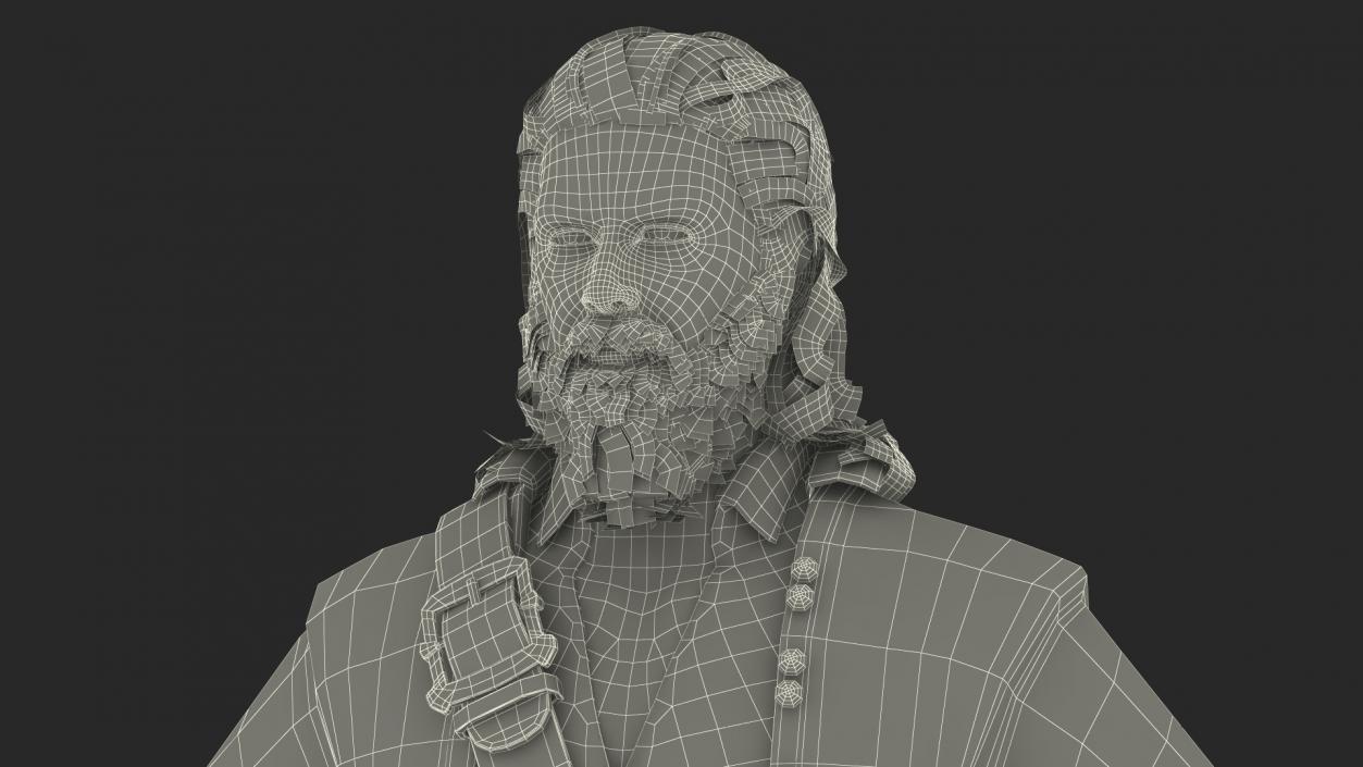 3D model Medieval Rogue Pirate Man